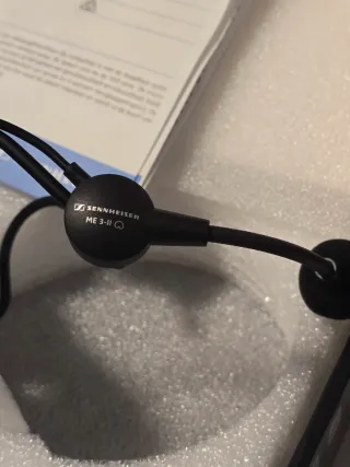 Micrófono Sennheiser ME 3-II Negro.