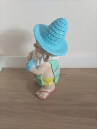 Figura Decorativa gnomo mejicano con Guitarra