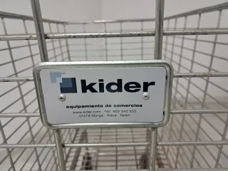 CARRO JAULA ACERO INDUSTRIAL c/RUEDAS. Almacén