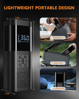 Compressore Gonfiatore LED Auto Moto