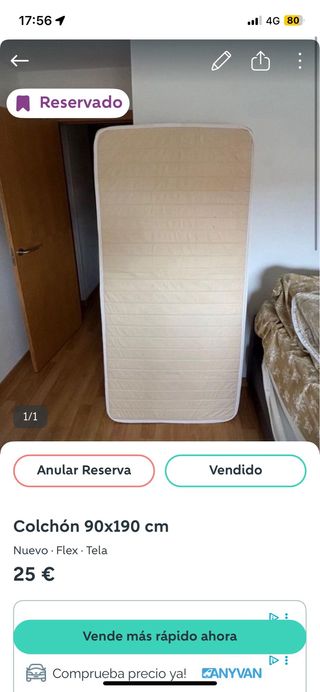 Colchón Flex 90x190 cm