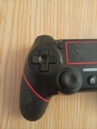 Mando de videojuegos negro