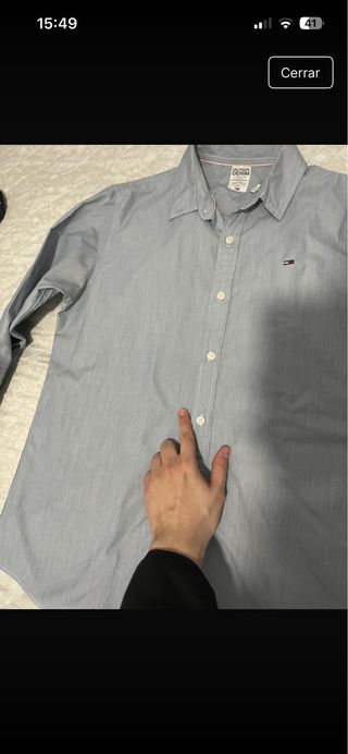 Camisa Tommy Hilfiger Azul Talla M