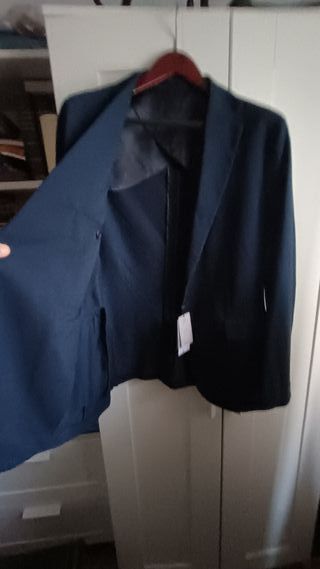 Americana Mango T52 Azul nueva