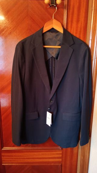 Americana Mango T52 Azul nueva