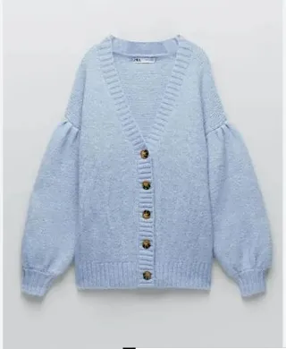 Chaqueta Zara manga abullonada.