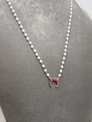 Gargantilla Luna Acero Quirúrgico