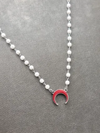 Gargantilla Luna Acero Quirúrgico