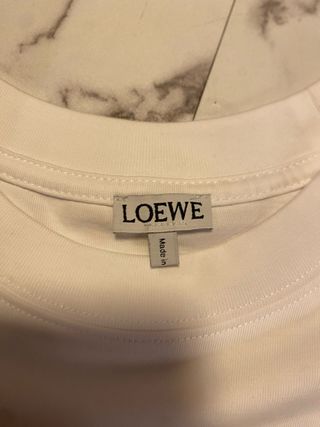 T-shirt LOEWE bianca con logo