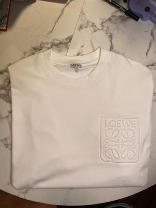 T-shirt LOEWE bianca con logo