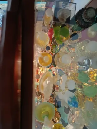 Vitrina expositora colecciones madera y cristal