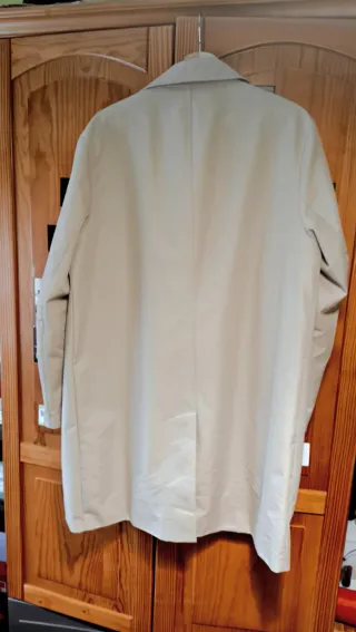 Gabardina Zara Beige Talla M