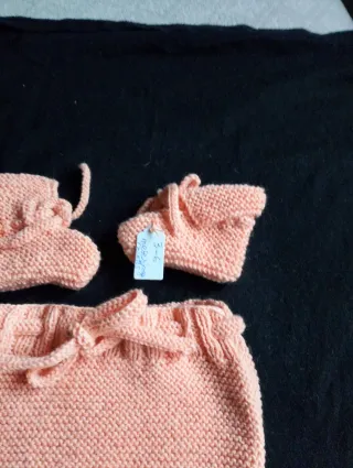 Braguita/Cubrepañal + Zapatitos de regalo .Unisex