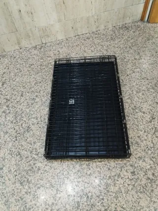 Jaula para perro negra