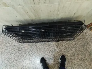 Jaula para perro negra