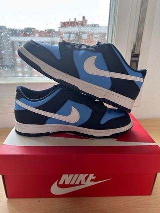 Nike Dunk Low Azul y Blanco