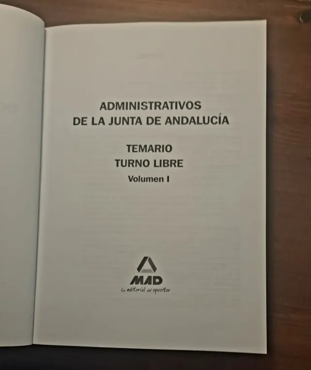 Administrativos de la Junta de Andalucía. Turno...