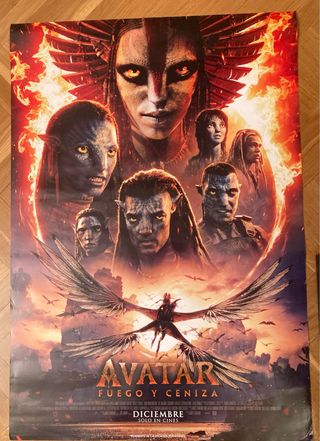 Póster Avatar: Fuego y Ceniza
