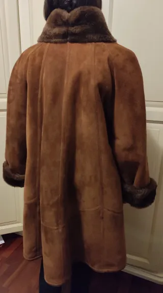 Cappotto montone donna lungo