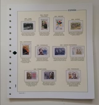 SUPLEMENTO FILABO SELLOS ESPAÑA AÑO 2003 TRANSP.