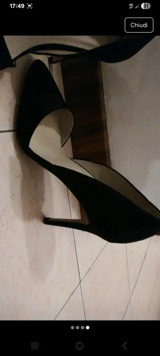 Décolleté Primadonna nere scamosciate n.40