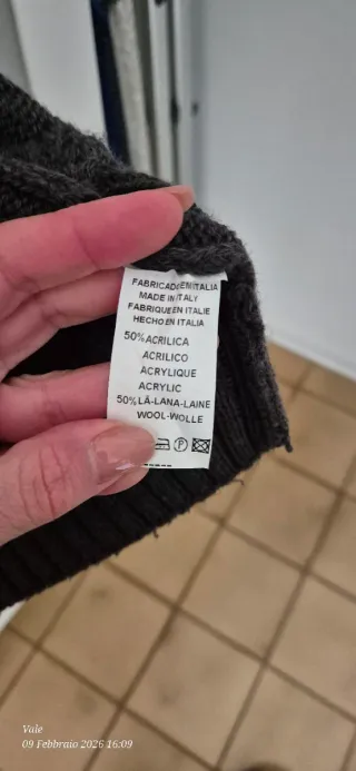 Set Uomo Cardigan 50% Lana Camicia 97% Cotone