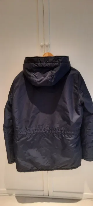 Parka Pull&Bear azul marino Talla M