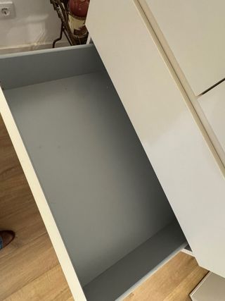 Cómoda Malm 6 cajones blanca