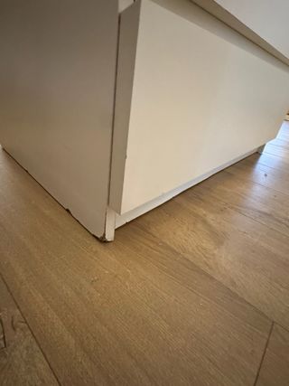 Cómoda Malm 6 cajones blanca