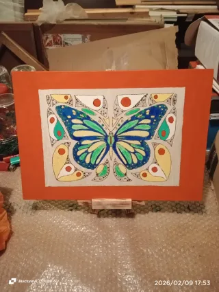 Quadro artigianale, dipinto a mano.