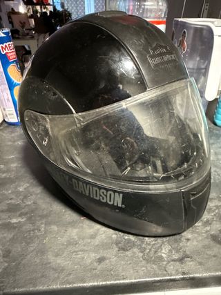 Casco Moto Harley-Davidson Negro
