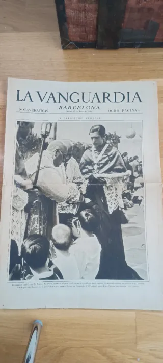 Periódico la VANGUARDIA 1930