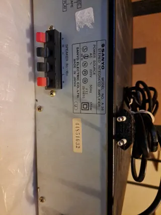 Amplificador Sanyo A36 Negro