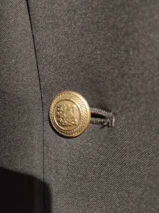 Americana azul clásica