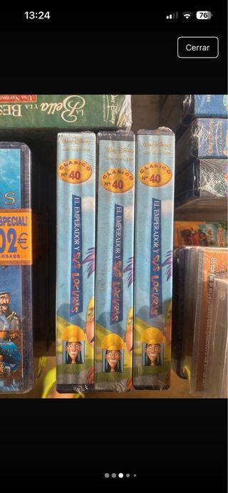 Películas Disney VHS (Español)