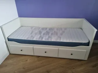 Cama Diván IKEA Hemnes 3 Cajones Blanca