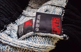 Maglione SLAM cotone righe blu