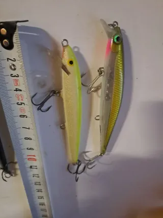 Lote 4 señuelos pesca Rapala