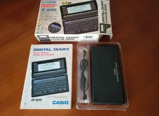 CASIO DIGITAL DIARY SF-8000 64KB CALCULADORA AGEND