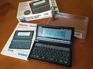 CASIO DIGITAL DIARY SF-8000 64KB CALCULADORA AGEND