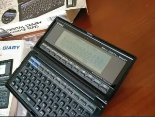 CASIO DIGITAL DIARY SF-8000 64KB CALCULADORA AGEND