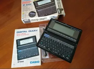 CASIO DIGITAL DIARY SF-8000 64KB CALCULADORA AGEND