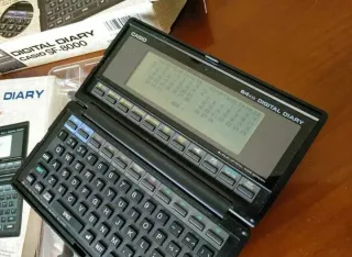 CASIO DIGITAL DIARY SF-8000 64KB CALCULADORA AGEND