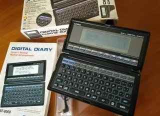 CASIO DIGITAL DIARY SF-8000 64KB CALCULADORA AGEND