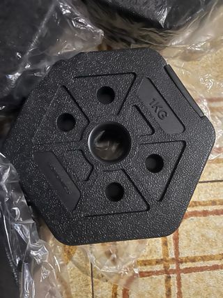 Pesos para Mancuernas (29 Kg) Hexagonales
