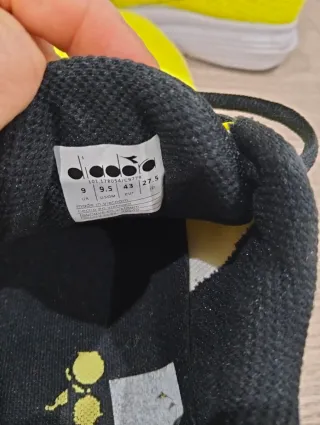 Zapatillas Diadora Running Hombre Amarillas