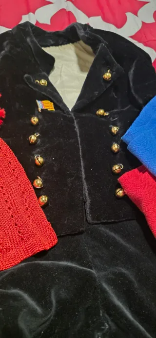 Traje de Torrentí Negro Talla 1 Año