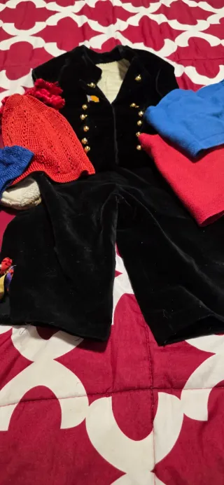 Traje de Torrentí Negro Talla 1 Año