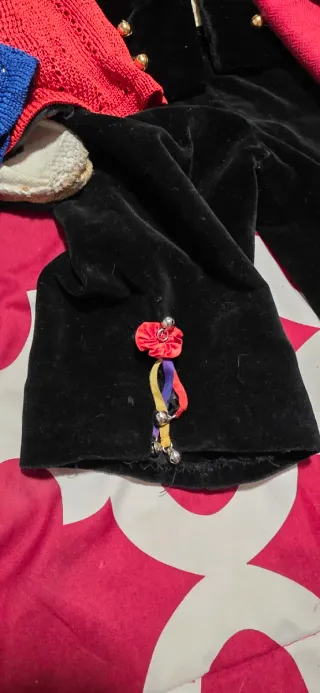 Traje de Torrentí Negro Talla 1 Año