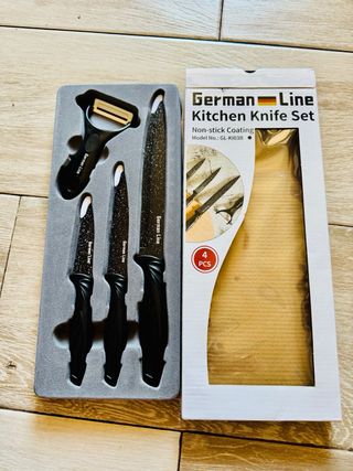 NUEVO! Set 3 Cuchillos y Pelador German Line nuevo